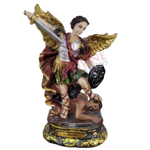 St Michael - 6 inches St Michael Statue