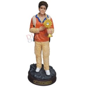 St Carlos Acutis Statue